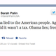 Illustration for article titled Sarah Palin Feels All the Feelings About the Supreme Court's Obamacare Ruling